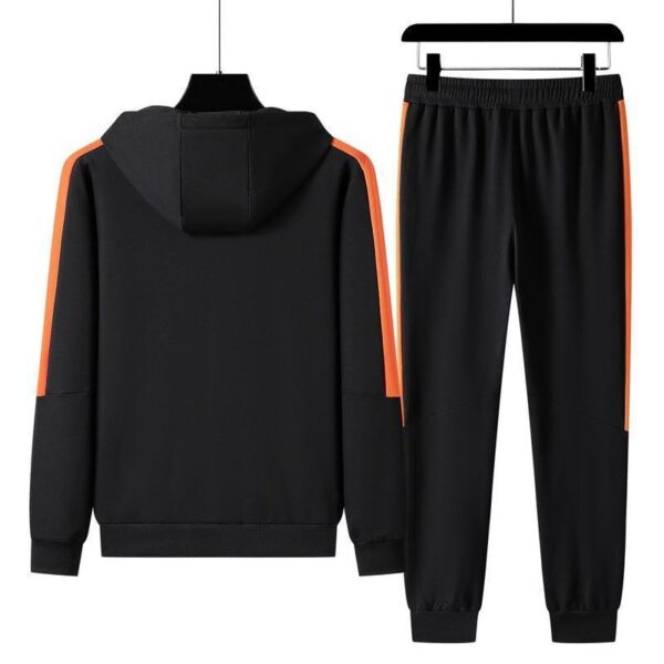 ⁦Morning Run Workout Autumn Men Leisure Set Hooded⁩ - الصورة ⁦6⁩