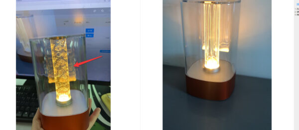 ⁦New LED Touch Atmosphere Light USB Charging Eye Protection Bedside Bedroom Lamp Bar Restaurant Garden Decoration Night Light Home Decor⁩ - الصورة ⁦4⁩
