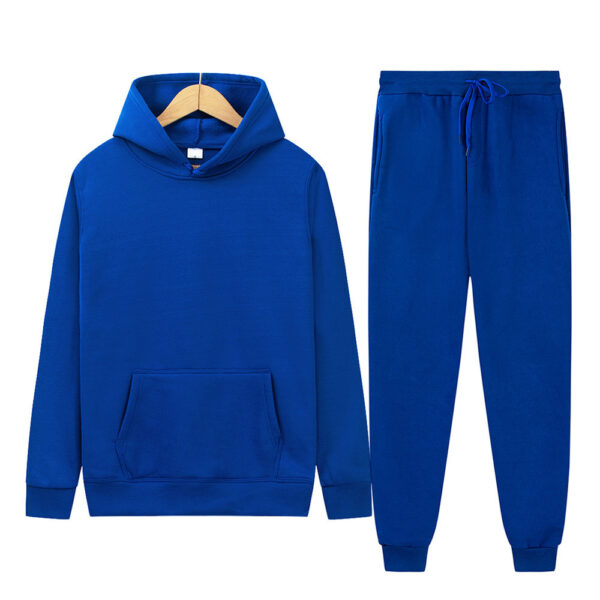 ⁦Men's Sport Suit Solid Color Light Board Fleece Warm⁩ - الصورة ⁦7⁩