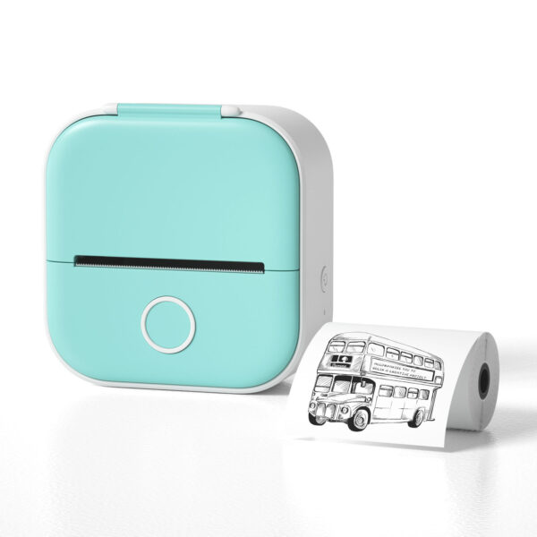 ⁦Portable Mini Thermal Label Printer Home Photo Printer Student Wrong Question Printer Bluetooth-compatible Mini Label Printer Price Tag⁩ - الصورة ⁦9⁩