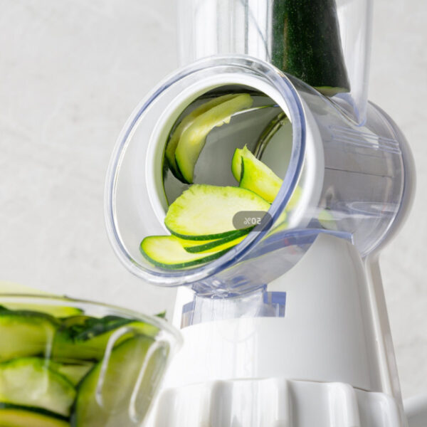 ⁦3 In 1 Vegetable Slicer Manual Kitchen Accessories Grater For Vegetable Cutter Round Chopper Mandolin Shredder Potato Home Kitchen Supplies Kitchen Gadgets⁩ - الصورة ⁦2⁩