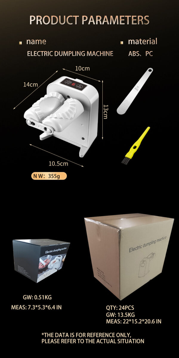 ⁦Electric Dumpling Artifact Automatic Easy Dumpling Maker Machine Kitchen Household⁩ - الصورة ⁦7⁩