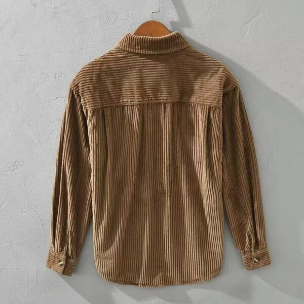⁦Men's Spring And Autumn High-end Corduroy Shirt⁩ - الصورة ⁦2⁩
