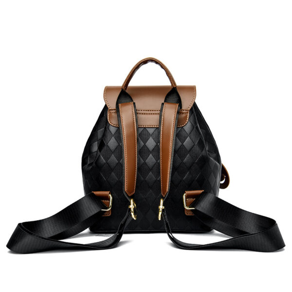⁦Female Backpack Casual Multifunction Women Leather Backpack Shoulder School Travel Back Pack⁩ - الصورة ⁦6⁩