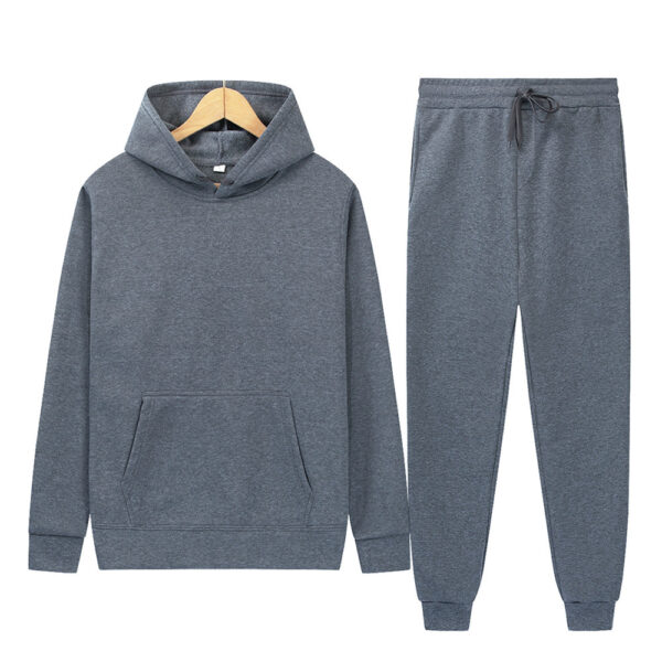 Men's Sport Suit Solid Color Light Board Fleece Warm