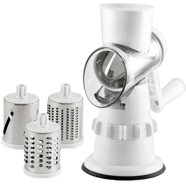 ⁦3 In 1 Vegetable Slicer Manual Kitchen Accessories Grater For Vegetable Cutter Round Chopper Mandolin Shredder Potato Home Kitchen Supplies Kitchen Gadgets⁩ - الصورة ⁦5⁩
