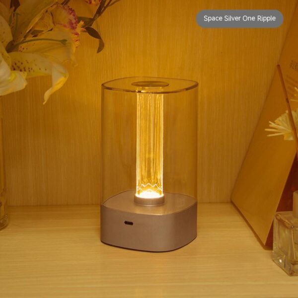 ⁦New LED Touch Atmosphere Light USB Charging Eye Protection Bedside Bedroom Lamp Bar Restaurant Garden Decoration Night Light Home Decor⁩ - الصورة ⁦7⁩