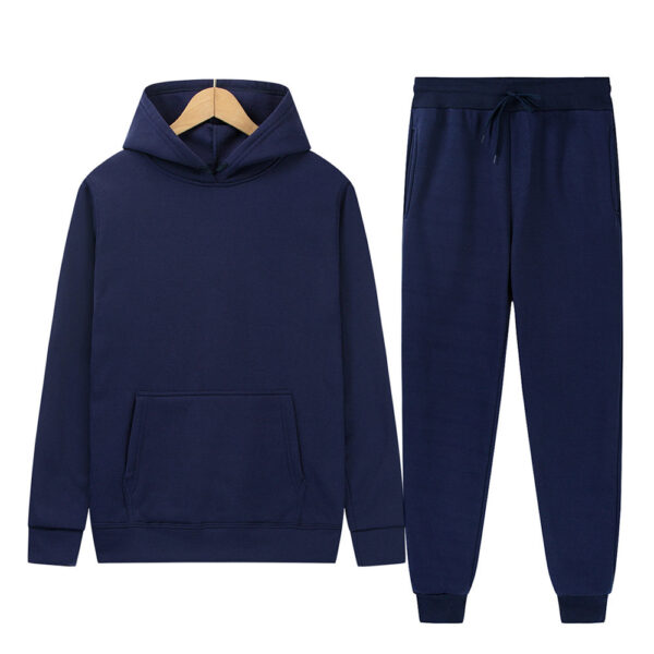 ⁦Men's Sport Suit Solid Color Light Board Fleece Warm⁩ - الصورة ⁦10⁩