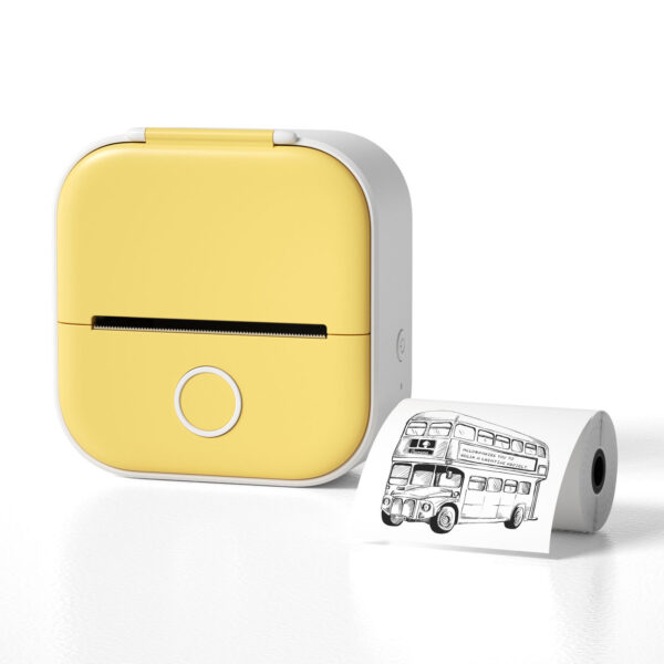 ⁦Portable Mini Thermal Label Printer Home Photo Printer Student Wrong Question Printer Bluetooth-compatible Mini Label Printer Price Tag⁩ - الصورة ⁦6⁩