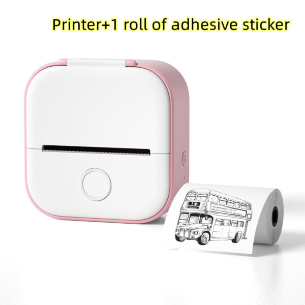 ⁦Portable Mini Thermal Label Printer Home Photo Printer Student Wrong Question Printer Bluetooth-compatible Mini Label Printer Price Tag⁩ - الصورة ⁦5⁩