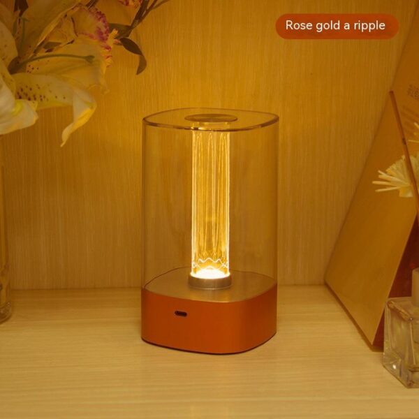 ⁦New LED Touch Atmosphere Light USB Charging Eye Protection Bedside Bedroom Lamp Bar Restaurant Garden Decoration Night Light Home Decor⁩ - الصورة ⁦3⁩