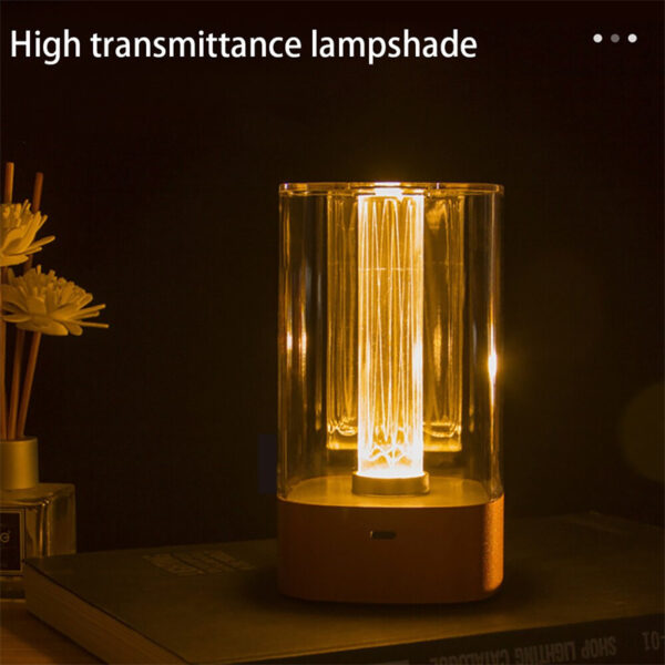 ⁦New LED Touch Atmosphere Light USB Charging Eye Protection Bedside Bedroom Lamp Bar Restaurant Garden Decoration Night Light Home Decor⁩ - الصورة ⁦5⁩
