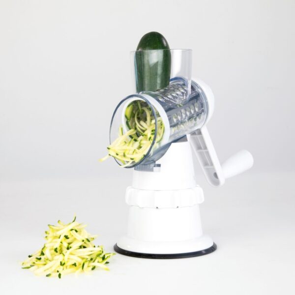⁦3 In 1 Vegetable Slicer Manual Kitchen Accessories Grater For Vegetable Cutter Round Chopper Mandolin Shredder Potato Home Kitchen Supplies Kitchen Gadgets⁩ - الصورة ⁦4⁩